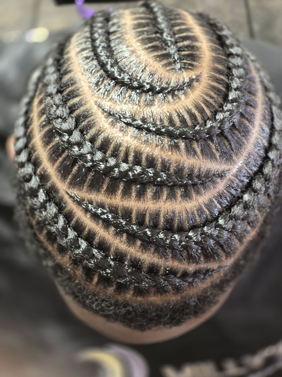 Stitch Braids on natural hair - Milly's FAB Tucson salon